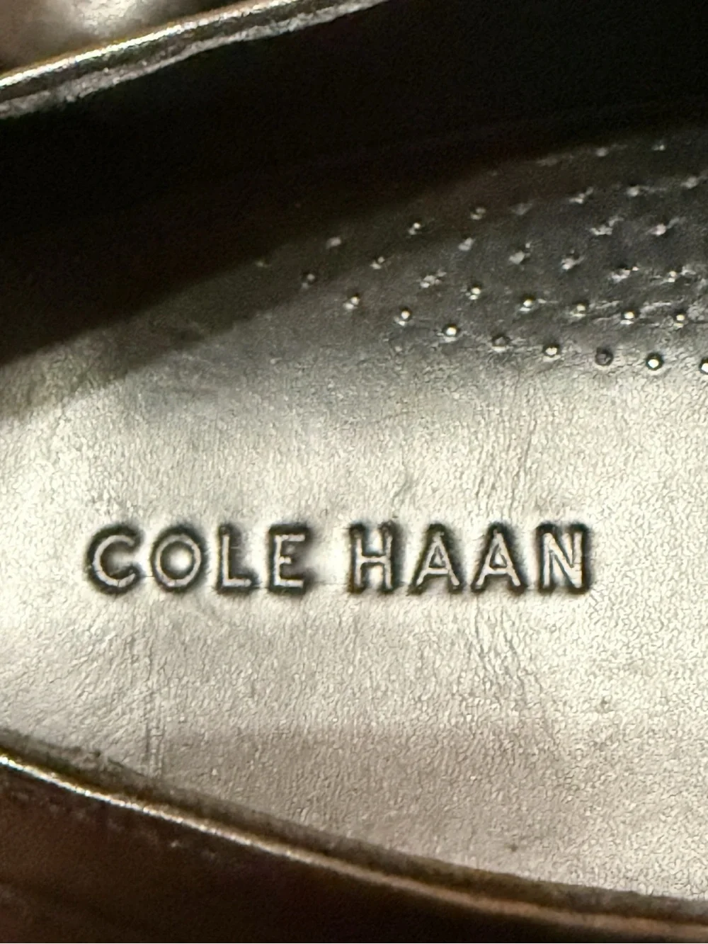 Cole Haan Men’s Black Leather Cap Toe Oxford Dress Shoes Size 13 M NWOB